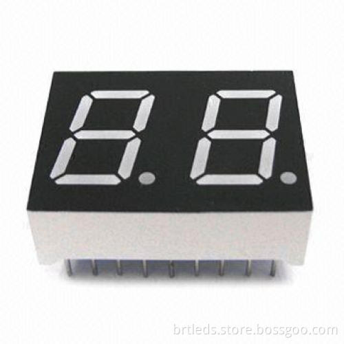 7-segment LED Display with 0.54-inch Digit Height and Solid State Reliability